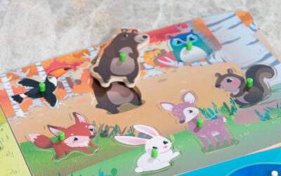 Wooden Peg Puzzle-Forest Animal