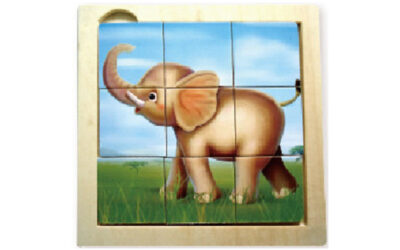 Wooden Jigsaw Puzzle-Elephant