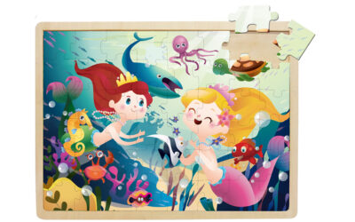 Wooden Jigsaw Puzzle-Mermaid