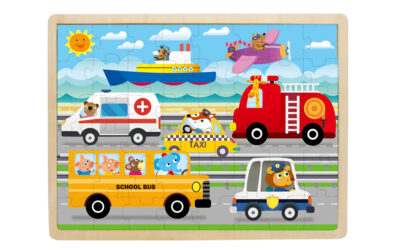 Wooden Jigsaw Puzzle-Transportation