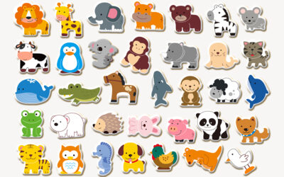 Wooden Magnetic Set-Animal