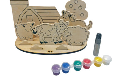 Wooden Drawing (DIY) Set-Farm Animal