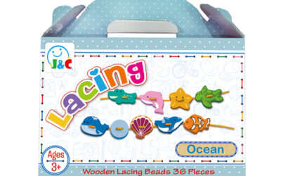 Wooden Lacing Blocks-Marine Animal