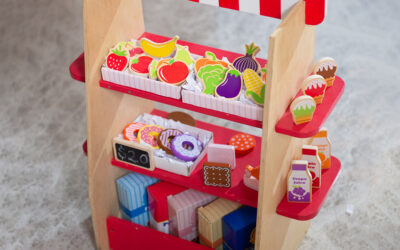 Role Playing Wooden Toys-Mini Market